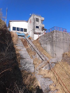 旧赤城山鋼索鉄道赤城山頂駅駅舎及びプラットホーム