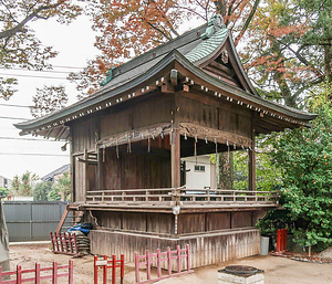越谷久伊豆神社神楽殿